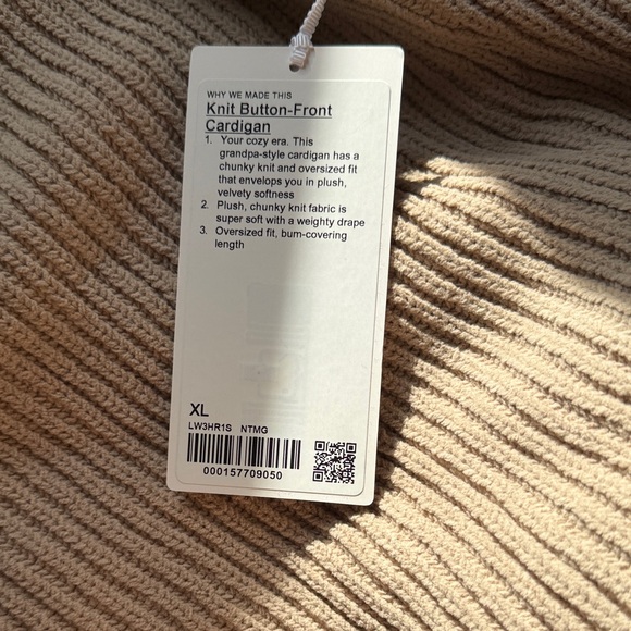 Knit Button-Front Cardigan - Picture 8 of 8